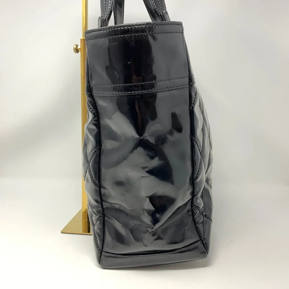 authentic CHANEL Paris Biarritz Black Lea…